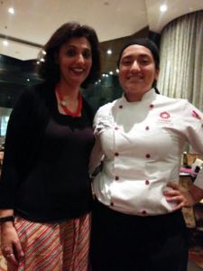 Chef Tanya Tovar loves fusion food and even tried some mexican sushi 